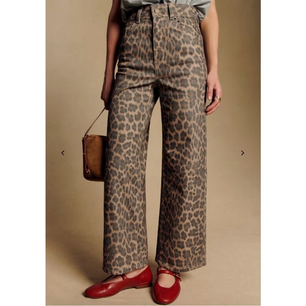 Sezane Le Crop Jeans Nevada Leopard
Print Size 40 or US 8
